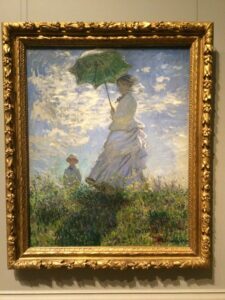 Claude Monet's "Woman with a Parasol - Madame Monet and Her Son"